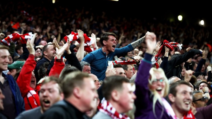 Болельщики «Ливерпуля»