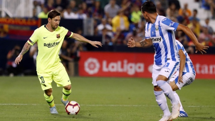 Лионель Месси против «Леганеса»