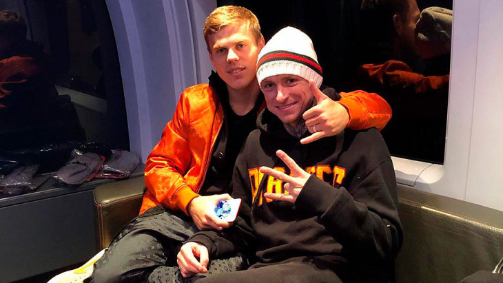 Александр Кокорин и Павел Мамаев