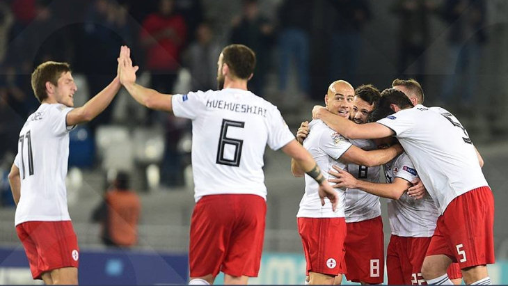 Футболисты сборной Грузии