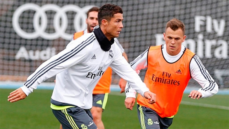 Криштиану Роналду и Денис Черышев