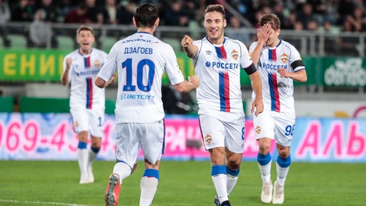 Москвичи забили по голу в каждом тайме