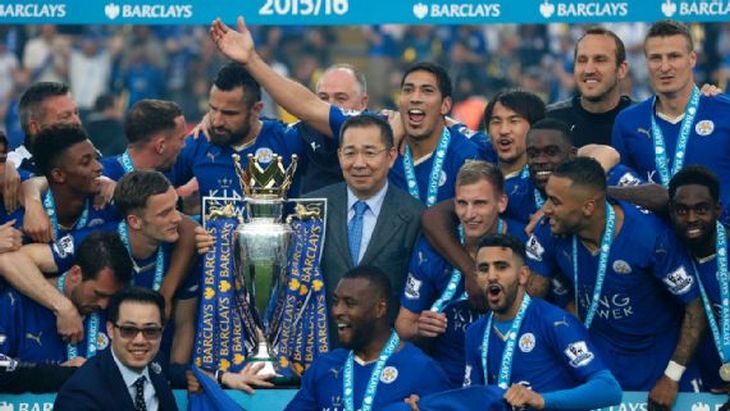 «Лестер» выиграл чемпионский титул в 2016 году