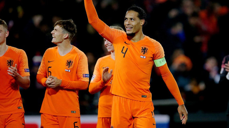 Футболисты сборной Голландии