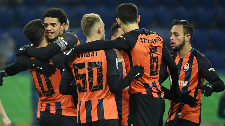 Футболисты «Шахтера»
