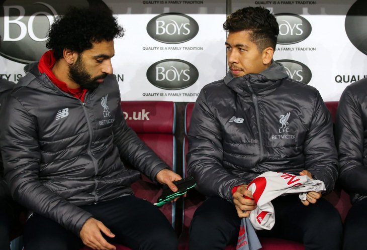 Мохамед Салах и Роберто Фирмино начали матч на скамейке запасных