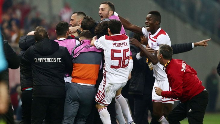 Футболисты «Олимпиакоса»