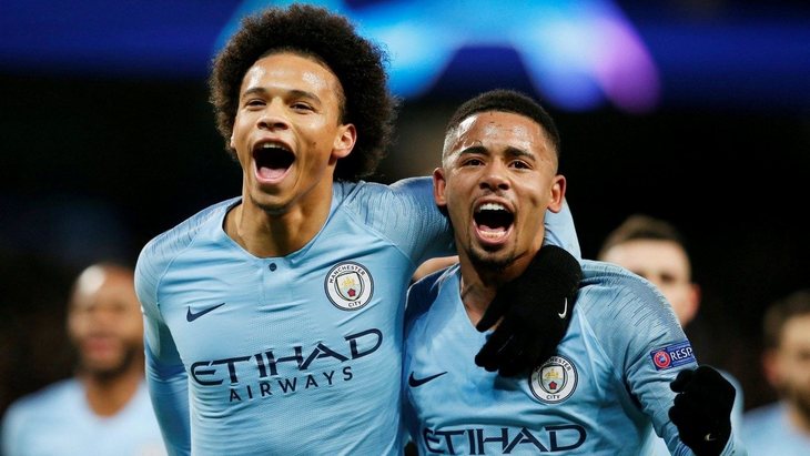 Лерой Сане и Габриэл Жезус