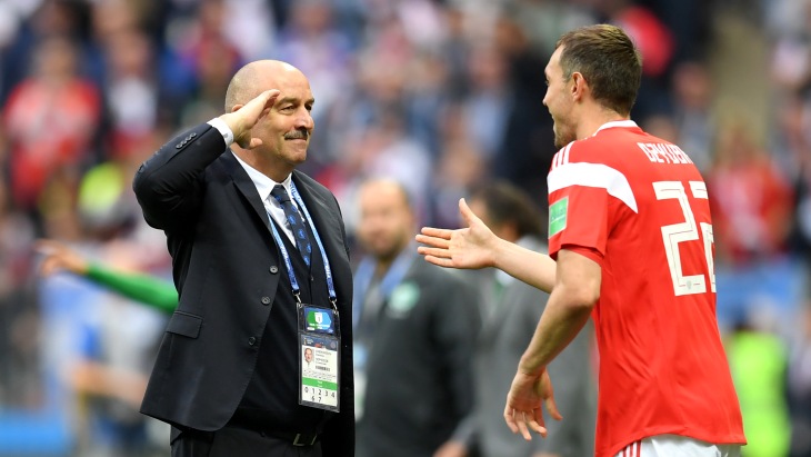 Станислав Черчесов и Артем Дзюба