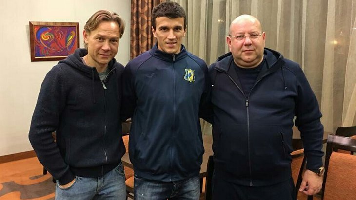 Роман Еременко после заключения контракта