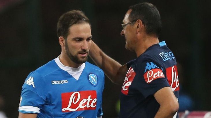 Гонсало Игуаин и Маурицио Сарри