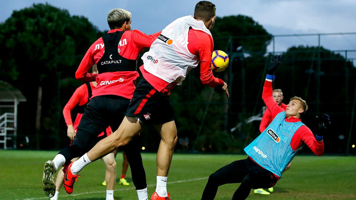 Тренировка «Спартака»