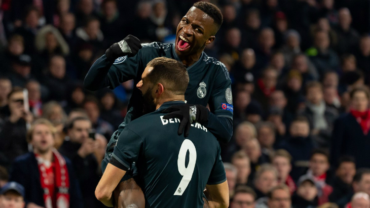 Карим Бензема и Винисиус Жуниор