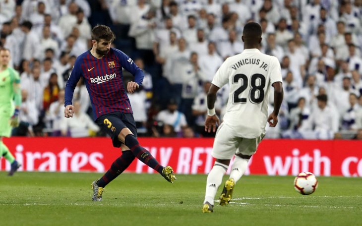 Жерар Пике и Винисиус Жуниор