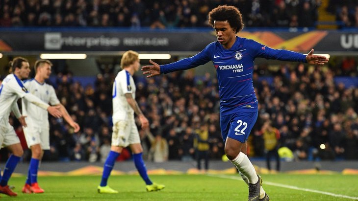 Виллиан забил со штрафного