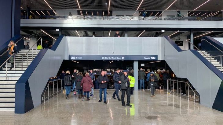 Внутри стадиона «Тоттенхэма»