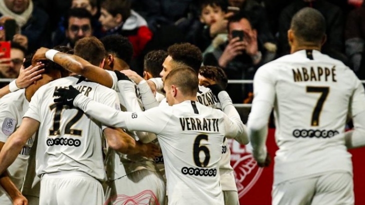 Парижане забили четыре гола