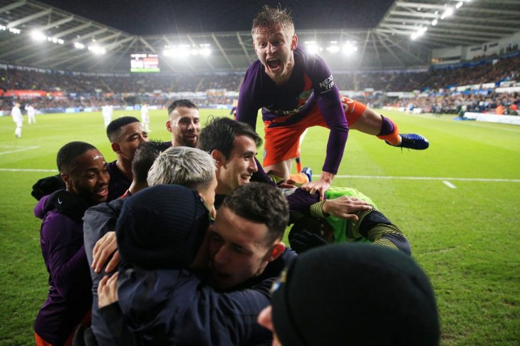 «Ман Сити» прошел «Суонси» в четвертьфинале Кубка Англии