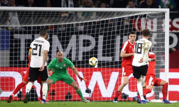 Забить у немцев смог только Горецка