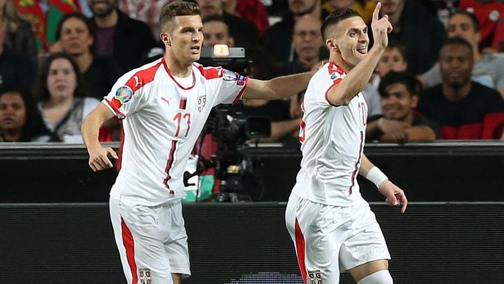 Футболисты сборной Сербии