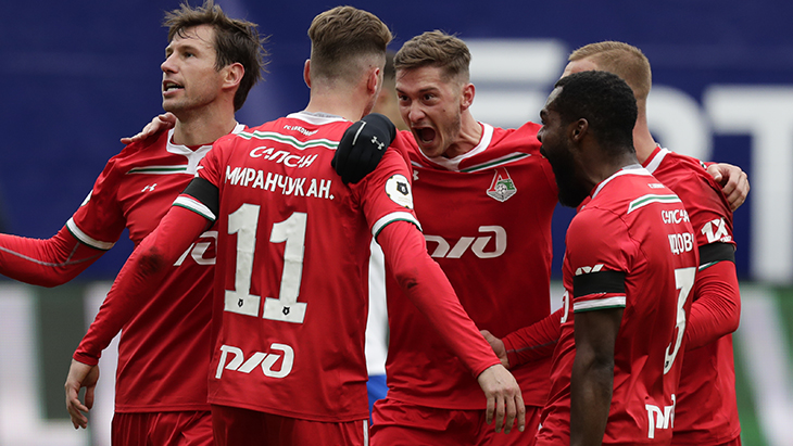 Футболисты «Локомотива»