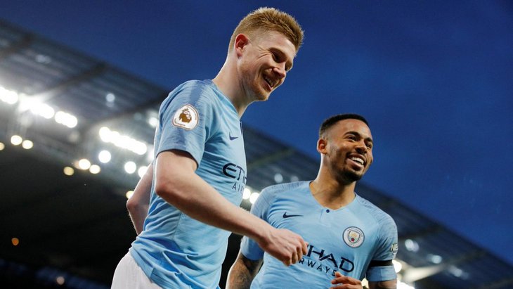 Кевин Де Брейне и Габриэл Жезус