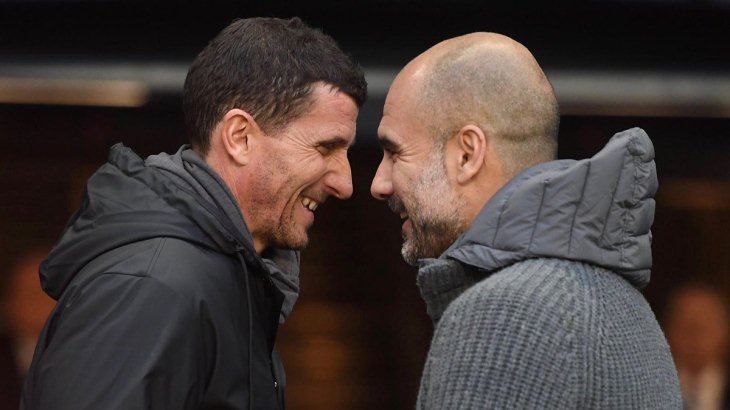 Хави Грасия и Пеп Гвардиола