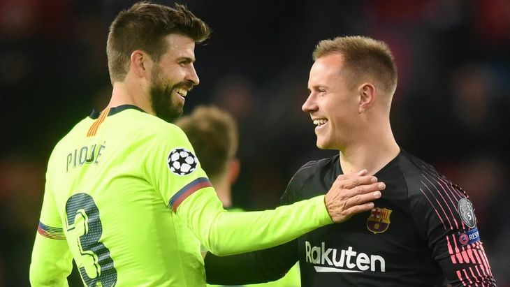 Жерар Пике и Марк-Андре тер Штеген