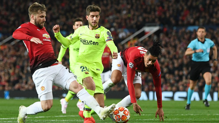 «МЮ» выглядел безнадежно против «Барсы»