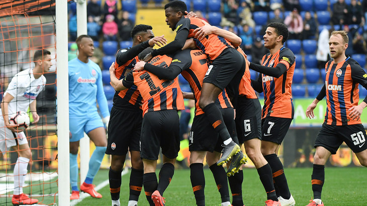 Футболисты «Шахтера»