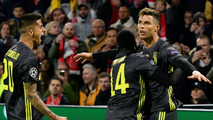 Роналду — автор забитого гола в ворота «Аякса»