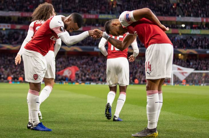 Александр Ляказетт и Пьер-Эмерик Обамеянг