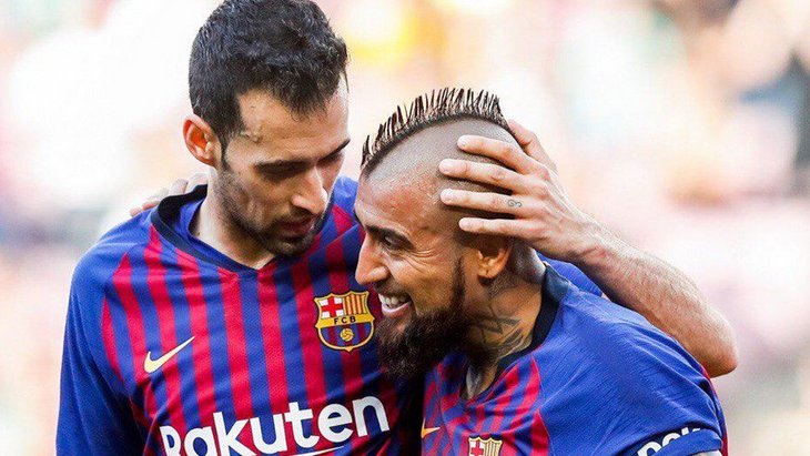 Серхио Бускетс и Артуро Видаль