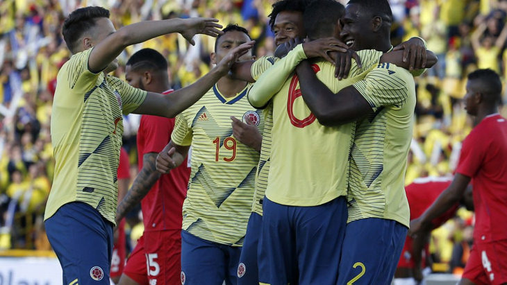 Футболисты сборной Колумбии