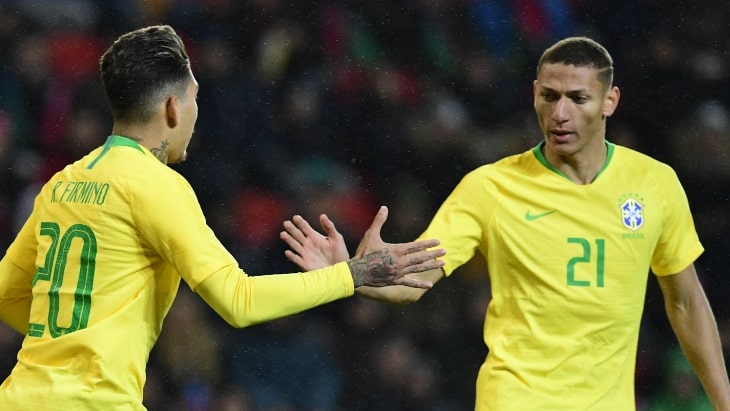 Ришарлисон и Роберто Фирмино