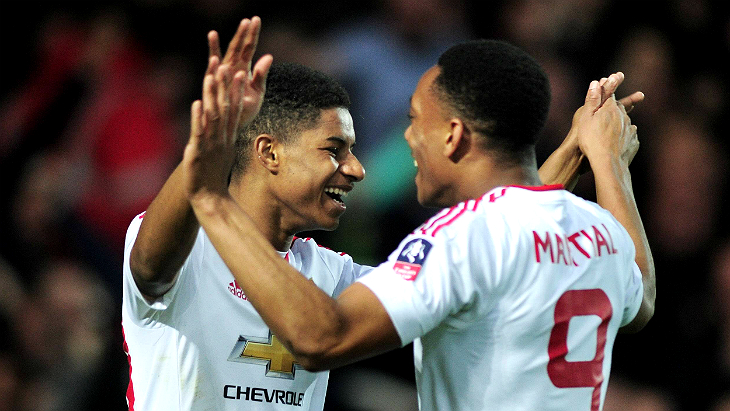 Маркус Рашфорд и Антони Марсьяль