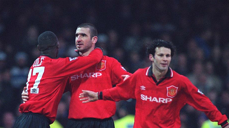 Энди Коул, Эрик Кантона и Райан Гиггс