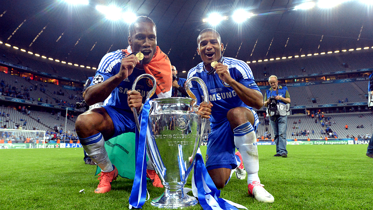 Дедье Дрогба и Флоран Малуда