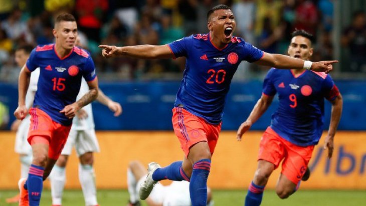 Футболисты сборной Колумбии