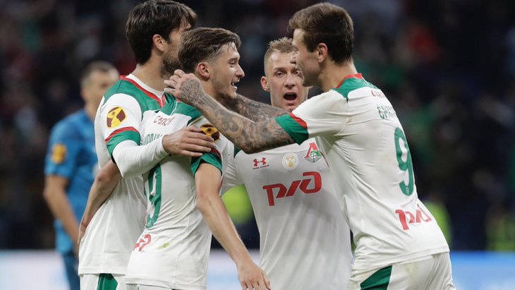 Футболисты «Локомотива»