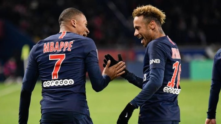 Неймар и Килиан Мбаппе