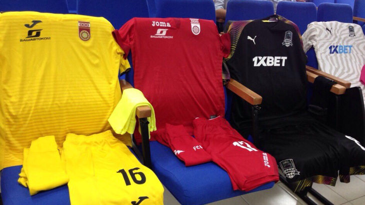 «Уфа» — «Краснодар»: стартовые составы команд