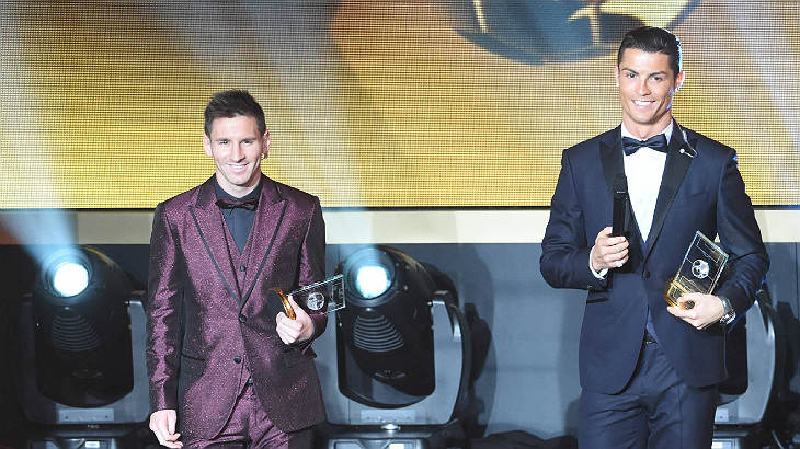 Лионель Месси и Криштиану Роналду