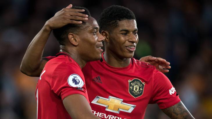 Антони Марсьяль и Маркус Рэшфорд