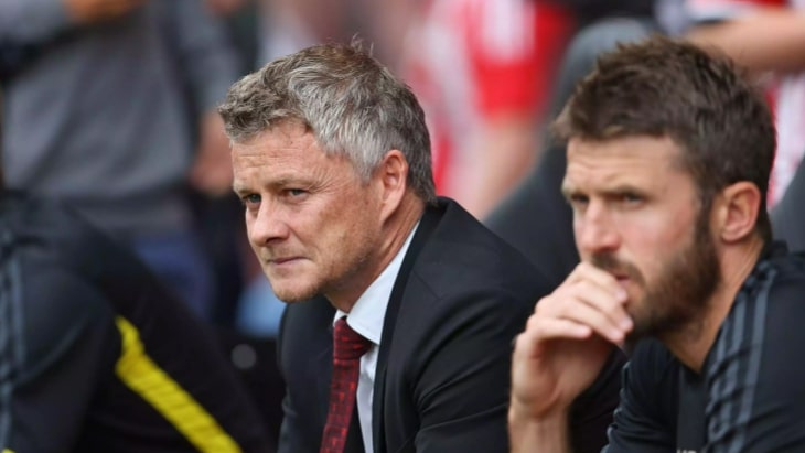 Уле Гуннар Сульшер и Майкл Каррик