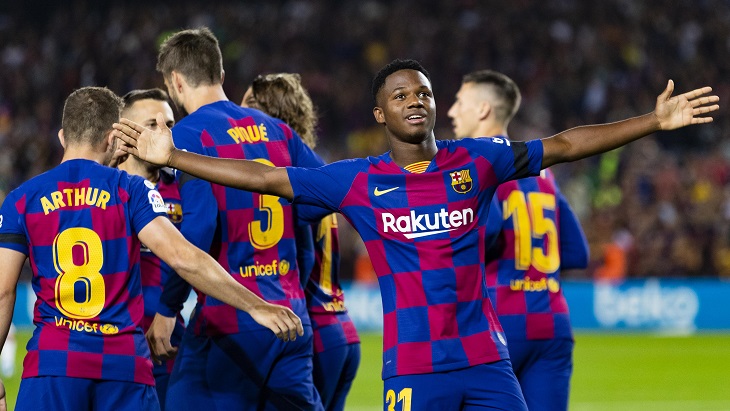 Ансу Фати снова стал героем «Барселоны»