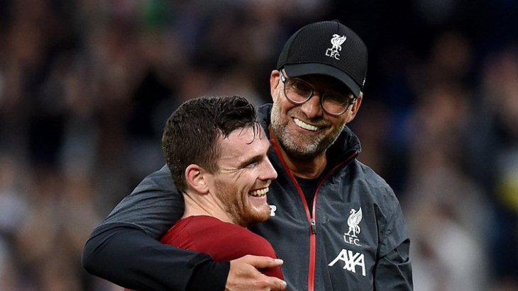 Юрген Клопп и Эндрю Робертсон