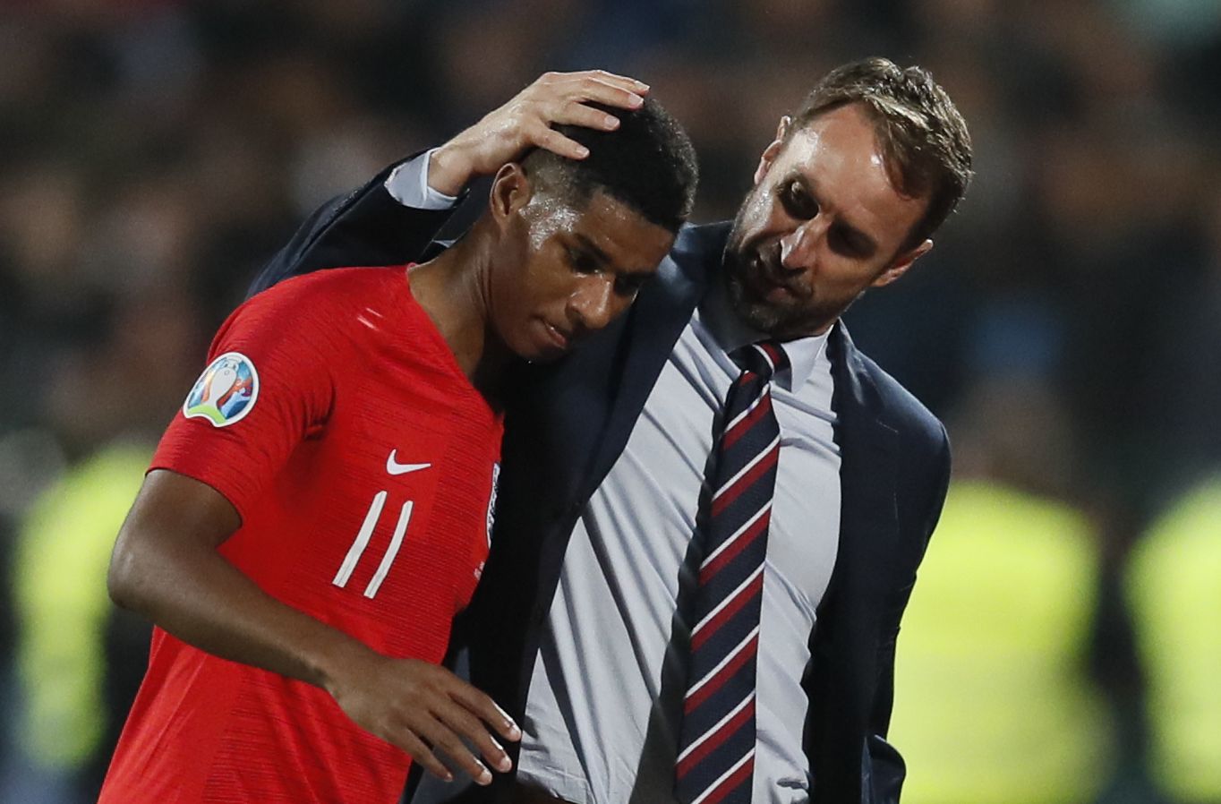 Маркус Рэшфорд и Гарет Саутгейт