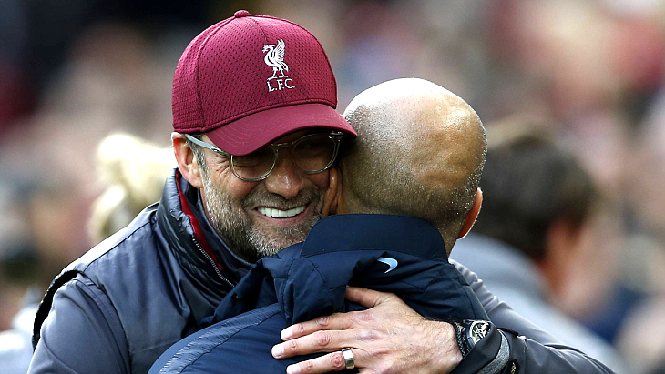 Юрген Клопп и Пеп Гвардиола