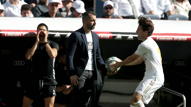 Диего Мартинез во время матча с «Реалом»